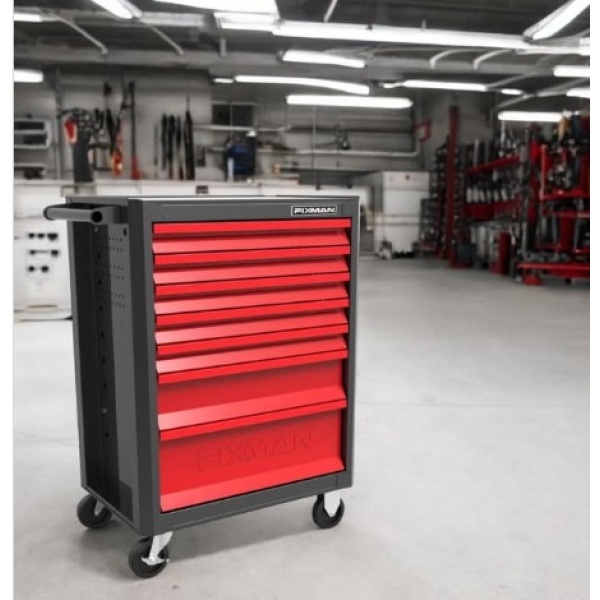 7 Drawer Economy Line Roller Cabinet With Stock - Image 2