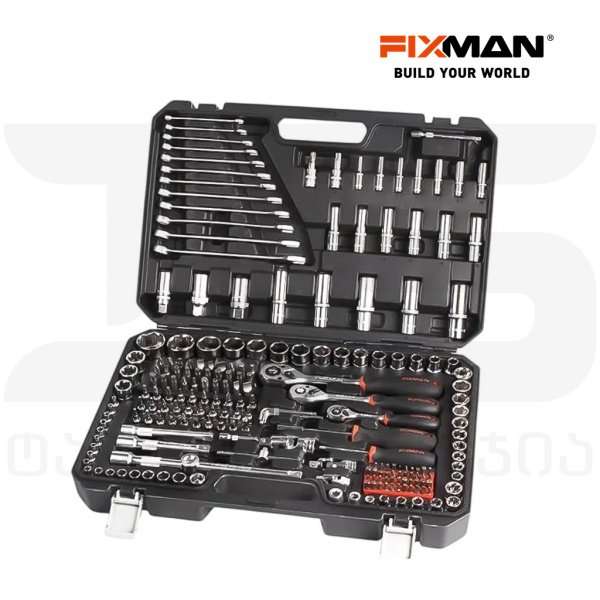 218 Pcs სოკეტების ნაკრები - Fixman