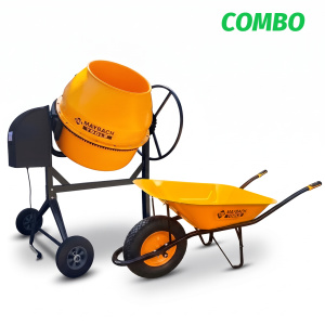 260L 1000W ბეტონის შემრევი მიქსერი და ურიკა MAYBACH